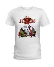 Jesus Is My Superhero Shirt Ladies T-Shirt thumbnail