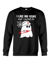 Ghost Nurse I Like Big Veins And I Cannot Shirt Crewneck Sweatshirt thumbnail