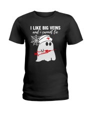 Ghost Nurse I Like Big Veins And I Cannot Shirt Ladies T-Shirt thumbnail