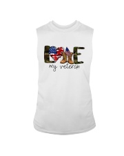 American Flag Love My Veteran Shirt Sleeveless Tee thumbnail