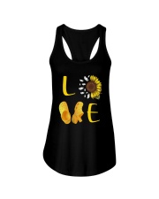 Sunflower Crocs Love Shirt Ladies Flowy Tank tile