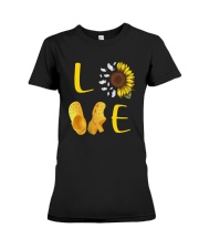 Sunflower Crocs Love Shirt Premium Fit Ladies Tee tile