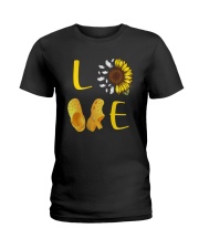 Sunflower Crocs Love Shirt Ladies T-Shirt tile