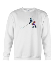 Watercolor Hockey Player Shirt Crewneck Sweatshirt thumbnail