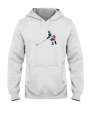 Watercolor Hockey Player Shirt Hooded Sweatshirt thumbnail