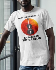Never Underestimate An Old Man With A Cello Shirt Classic T-Shirt apparel-classic-tshirt-lifestyle-front-39