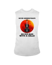 Never Underestimate An Old Man With A Cello Shirt Sleeveless Tee thumbnail