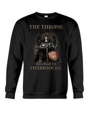 The Throne Belongs To Liverpool Fc Shirt Crewneck Sweatshirt thumbnail