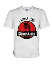 Mouse I Raise Tiny Dinosaurs Shirt V-Neck T-Shirt thumbnail