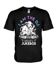 I Am The Dj And Not A Jukebox Shirt V-Neck T-Shirt thumbnail