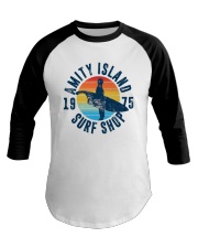 Vintage Amity Island Surf Shop 1975 Shirt Baseball Tee thumbnail