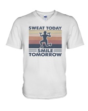 Vintage Sweat Today Smile Tomorrow Shirt V-Neck T-Shirt thumbnail