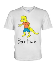 Simpson Bartwo Shirt V-Neck T-Shirt thumbnail
