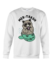 Mermaid Raccoon Mer Trash Shirt Crewneck Sweatshirt thumbnail