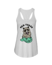 Mermaid Raccoon Mer Trash Shirt Ladies Flowy Tank thumbnail