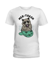 Mermaid Raccoon Mer Trash Shirt Ladies T-Shirt thumbnail