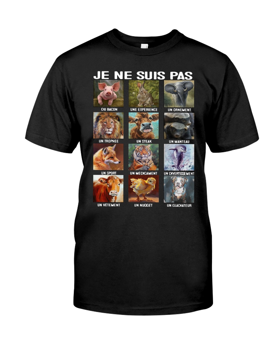 Je Ne Suis Pas Du Bacon Une Expérience Un Shirt Classic T-Shirt