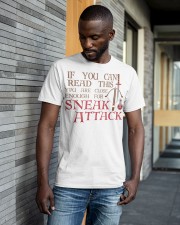 If You Can Read This You Are Close Enough Fo Shirt Classic T-Shirt apparel-classic-tshirt-lifestyle-front-41-b