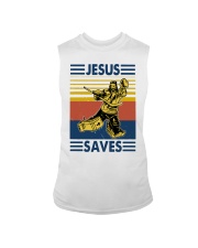 Vintage Hockey Jesus Save Shirt Sleeveless Tee thumbnail