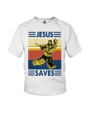 Vintage Hockey Jesus Save Shirt Youth T-Shirt thumbnail