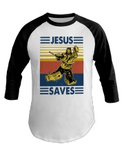 Vintage Hockey Jesus Save Shirt Baseball Tee thumbnail