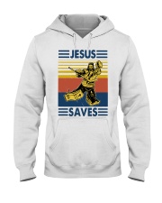 Vintage Hockey Jesus Save Shirt Hooded Sweatshirt thumbnail