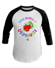 Little Bundle Of Depravity Shirt Baseball Tee thumbnail