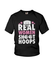 Real Woman Shoot Hoops Shirt Youth T-Shirt thumbnail