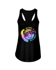 Smiley Face The Boss N Hug Connection Shirt Ladies Flowy Tank thumbnail