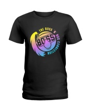 Smiley Face The Boss N Hug Connection Shirt Ladies T-Shirt thumbnail