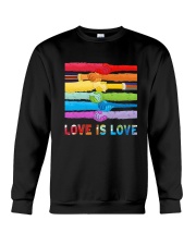 Color Handshake Love Is Love Shirt Crewneck Sweatshirt thumbnail