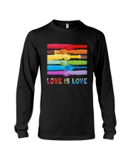 Color Handshake Love Is Love Shirt Long Sleeve Tee thumbnail