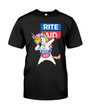 Unicorn Mask Dabbing Rite Aid Shirt Premium Fit Mens Tee front