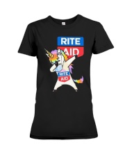 Unicorn Mask Dabbing Rite Aid Shirt Premium Fit Ladies Tee thumbnail