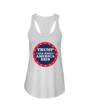 Trump Lies While America Dies Shirt Ladies Flowy Tank thumbnail