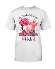 Pig In October We Wear Pink Shirt Premium Fit Mens Tee thumbnail