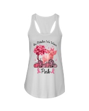Pig In October We Wear Pink Shirt Ladies Flowy Tank thumbnail