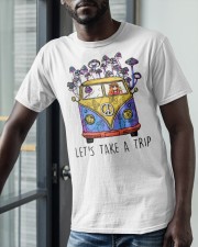 Hippie Girl Lets Take A Trip Shirt Classic T-Shirt apparel-classic-tshirt-lifestyle-front-39