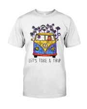 Hippie Girl Lets Take A Trip Shirt Premium Fit Mens Tee thumbnail