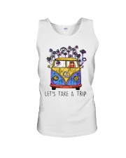 Hippie Girl Lets Take A Trip Shirt Unisex Tank thumbnail