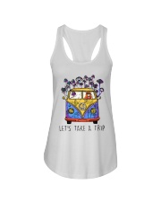 Hippie Girl Lets Take A Trip Shirt Ladies Flowy Tank thumbnail