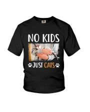 No Kids Just Cats Shirt Youth T-Shirt thumbnail