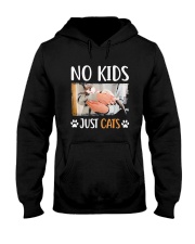 No Kids Just Cats Shirt Hooded Sweatshirt thumbnail