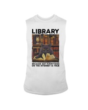Library Black Cat Because Not Everything On Shirt Sleeveless Tee thumbnail
