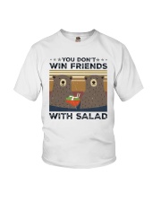 Vintage Bear You Dont Win Friends Salad Shirt Youth T-Shirt thumbnail