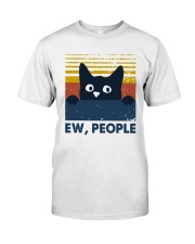 Vintage Cat Ew People Shirt Premium Fit Mens Tee thumbnail