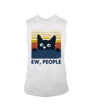 Vintage Cat Ew People Shirt Sleeveless Tee thumbnail