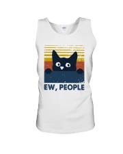 Vintage Cat Ew People Shirt Unisex Tank thumbnail