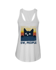 Vintage Cat Ew People Shirt Ladies Flowy Tank thumbnail