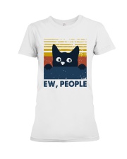 Vintage Cat Ew People Shirt Premium Fit Ladies Tee thumbnail